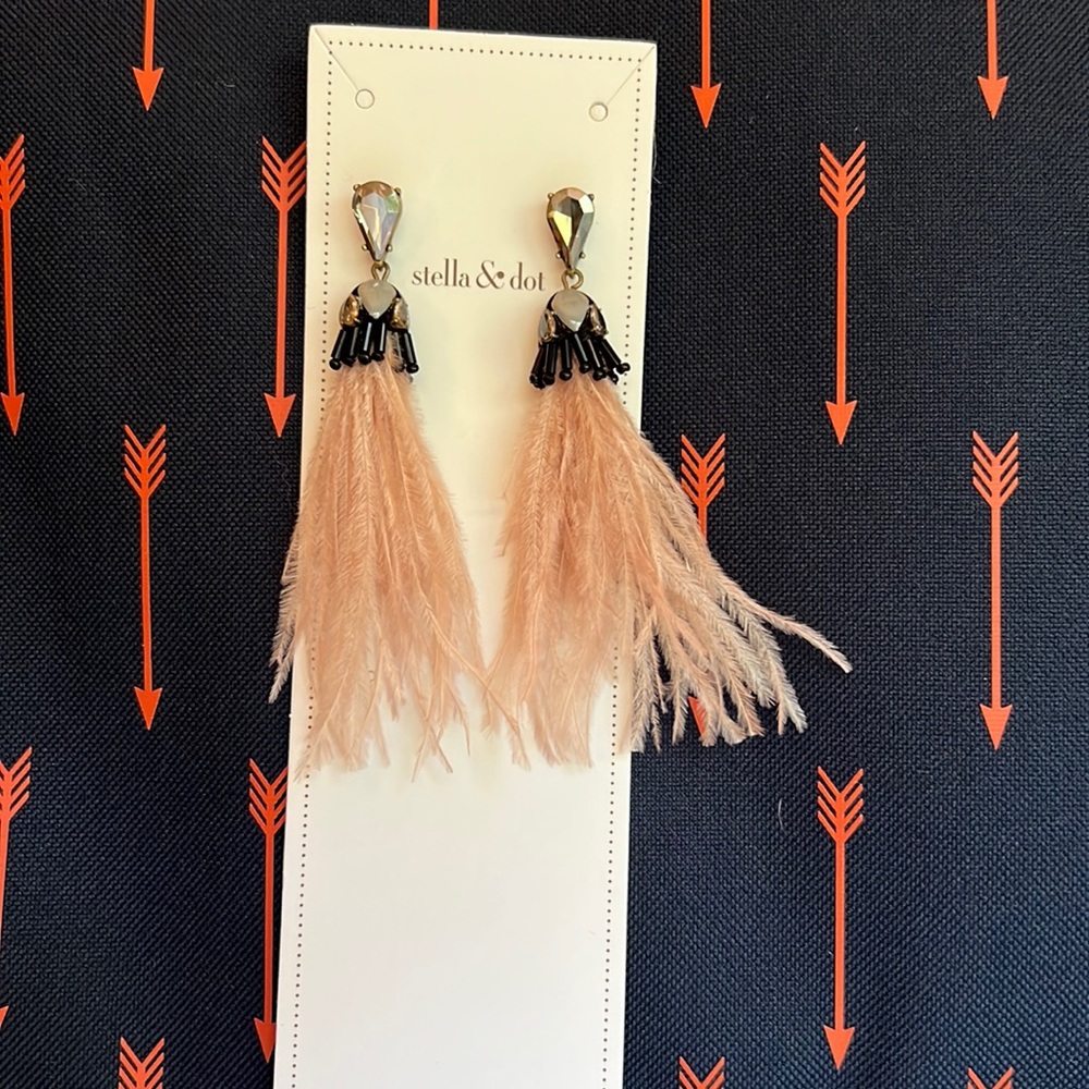 Stella & Dot Verona Feather Chandeliers